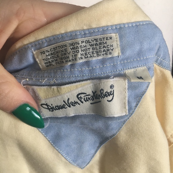 Diane Von Furstenberg Button Down Shirt - Picture 2 of 5